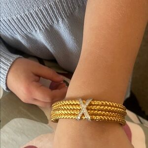 Gold and Silver Women's Bracelet